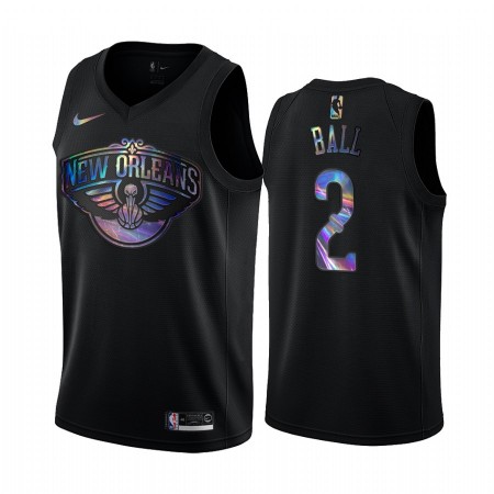 Maillot Basket New Orleans Pelicans Lonzo Ball 2 Iridescent HWC Collection Swingman - Homme